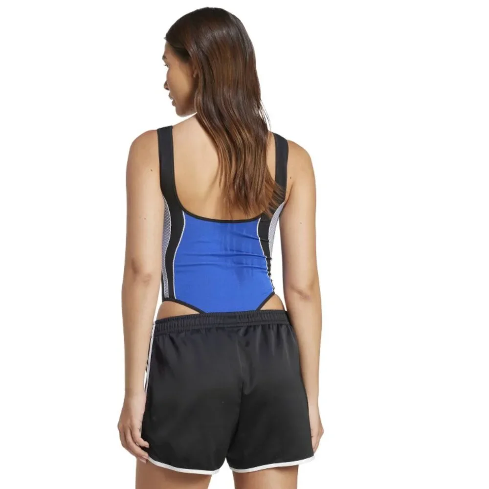 NWT $100 adidas W Equipment Bodysuits Blue Black - Picture 3 of 11